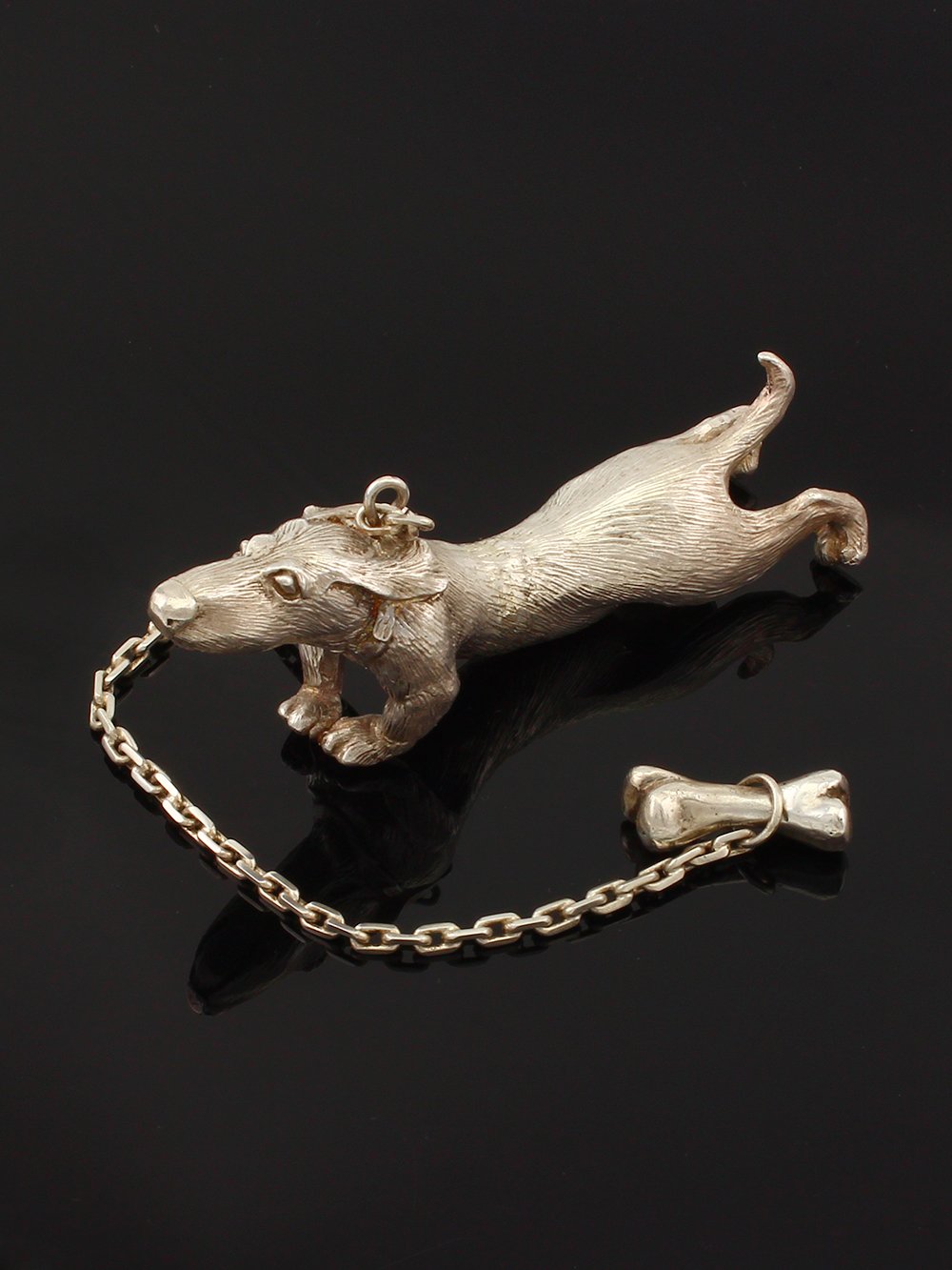 Silver water ionizer "Dachshund"