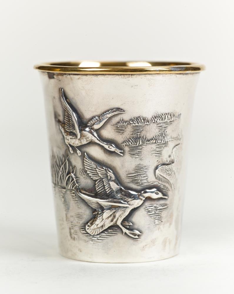 Silver shot glass "388"