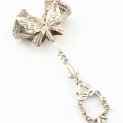 Silver rattle "Butterfly"