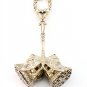 Silver rattle "Butterfly"