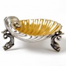 Silver caviar plate "Little Shell"