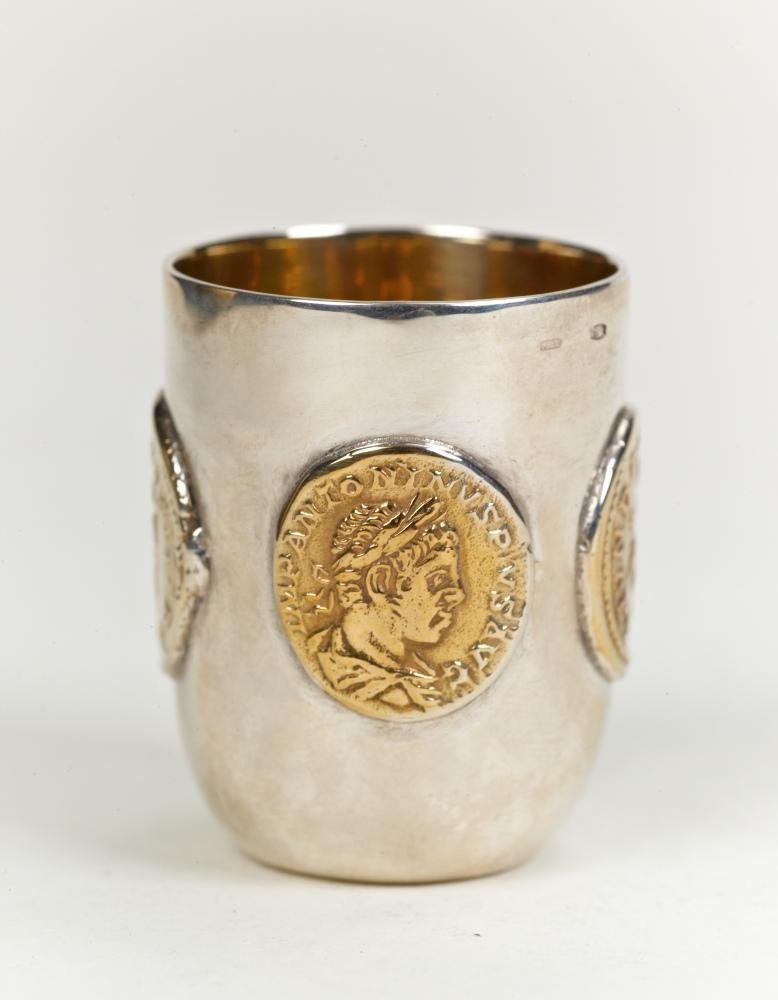 Silver shot glass "Antique"