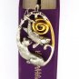 Silver bookmark "Cat with fish"