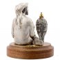 Silver Figurine "Falconry"