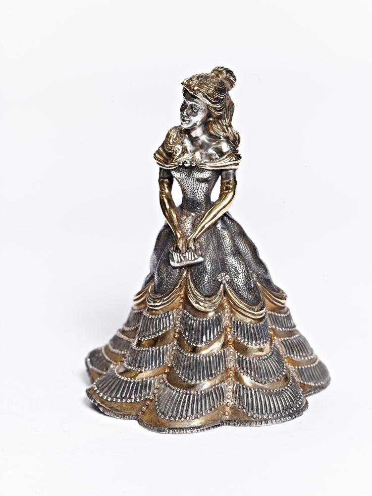 Silver dinner bell "Princess"