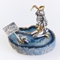 Silver Figurine "Jew usurer"