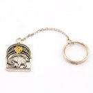 Silver Key chain with Zodiac Horoscope Astrology Sign "Capricorn"