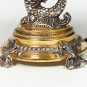 Silver caviar plate bowl "Little Angel with hornlet"