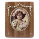 Wood and Silver Photo Frame