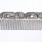 Silver Hair comb "Snake"