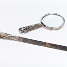 Silver Paper knife and loupe "Rat"