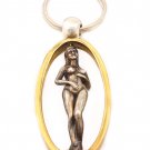 Silver Keychain "The Girl"