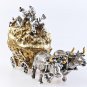 Silver Statue-box "Cossaks on cart"