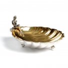 Silver caviar plate bowl "Mermaid"