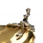 Silver caviar plate bowl "Mermaid"
