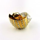 Silver caviar plate bowl "Rapana"