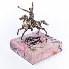 Silver ashtray "Hussar Rider"