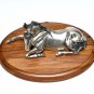 Silver statue figurine "Horse"