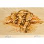 Silver Backgammon game "Tigers or Elephants"