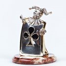 Silver sculpture "Clubs"