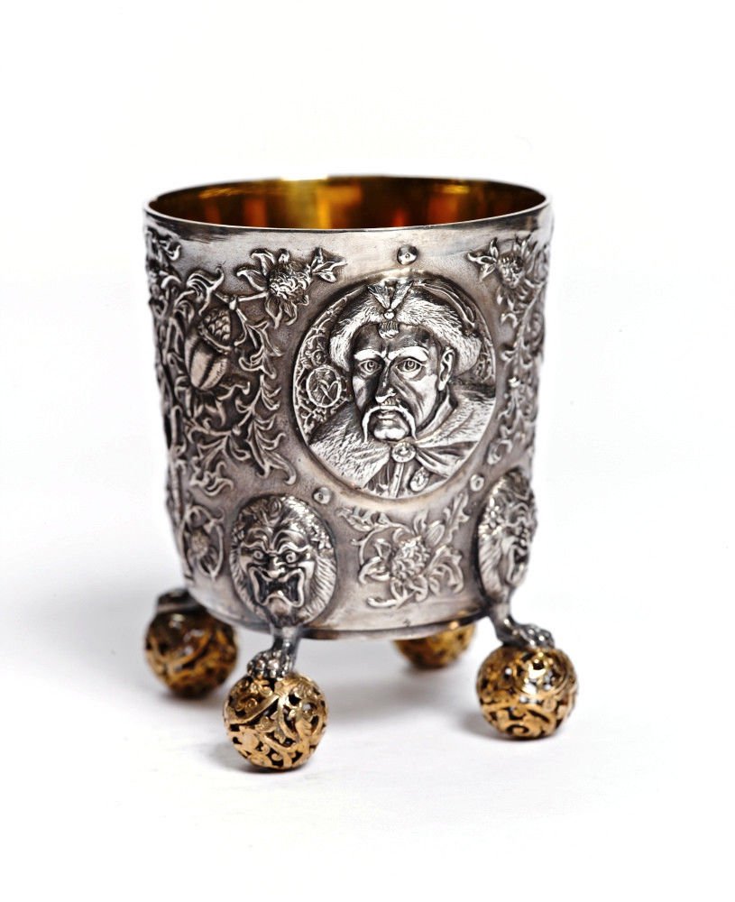 Silver Glass "Bogdan Khmelnitsky"