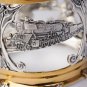 Silver Tea Glass Cup Holder Podstakannik "Locomotive"