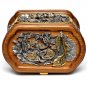 Silver Jewel box "Feathered"