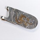 Silver Banknote clip Money clip "Little Dragon"