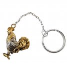 Silver Keychain "Rooster"