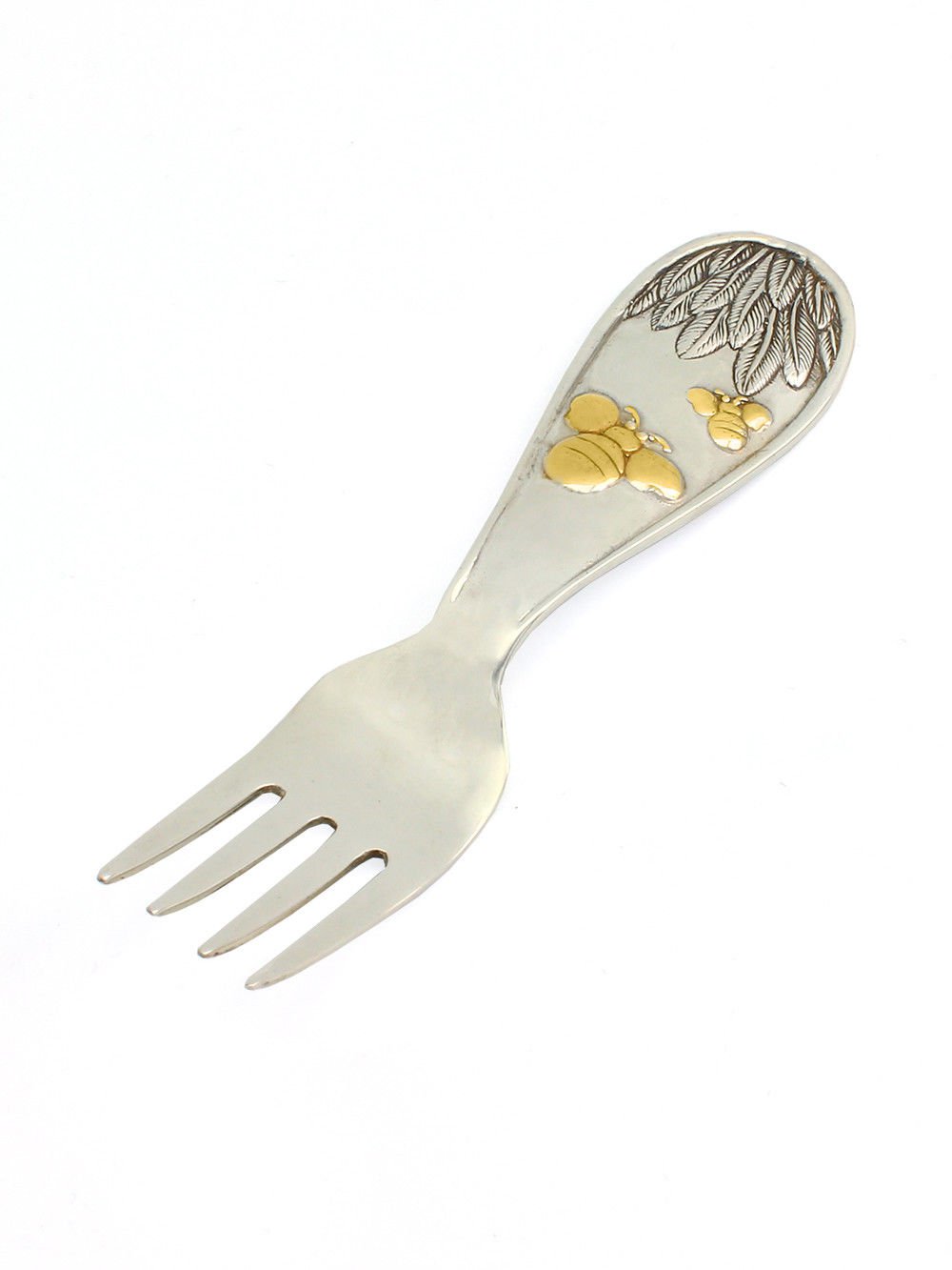 Silver Baby Fork "Bees"