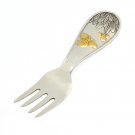 Silver Baby Fork "Bees"