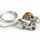 Silver Keychain "A Car"