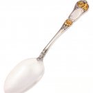 Silver teaspoon "Poppies"