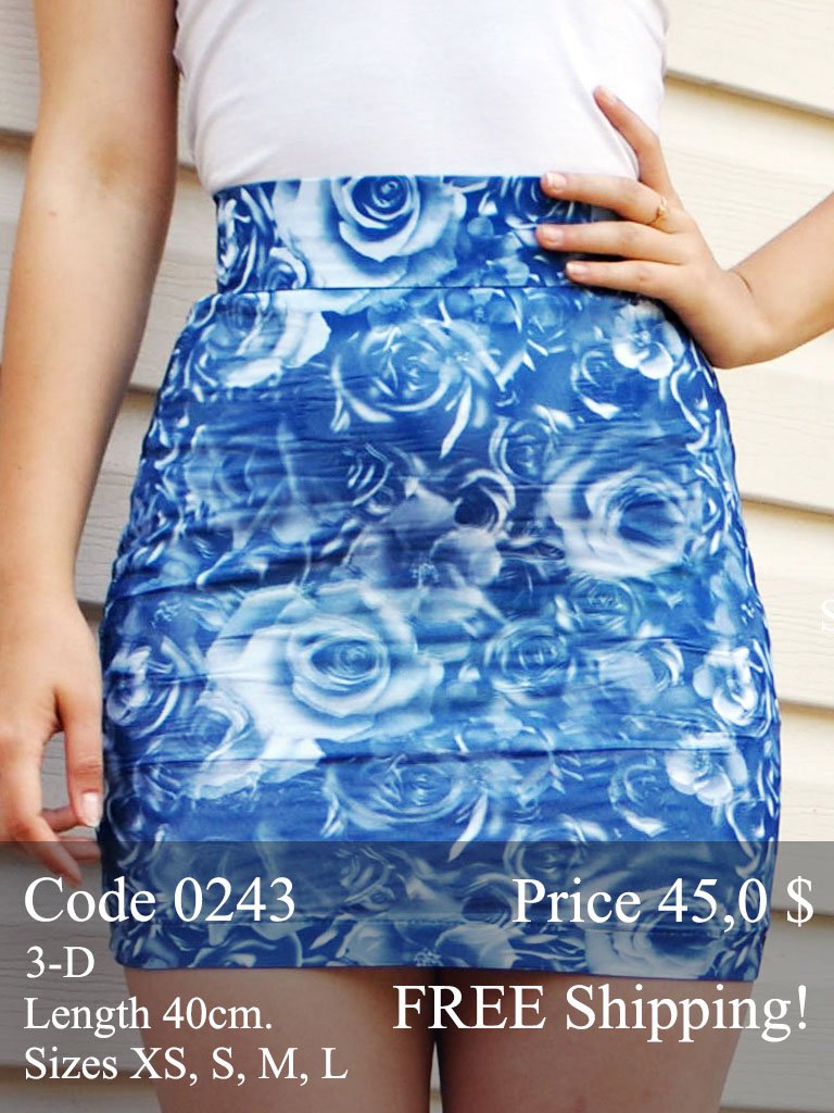 Summer mini skirt