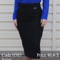 Spring summer midi pencil skirt