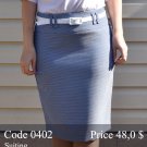 Summer midi pencil skirt