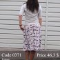 Summer midi pencil skirt