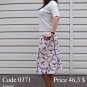 Summer midi pencil skirt