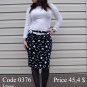 Summer midi pencil skirt