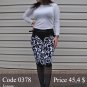 Summer midi pencil skirt