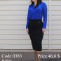 Spring summer midi pencil skirt