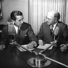 EDWARD R. MURROW AND WILLIAM L. SHIRER CBS NEWS CIRCA 1940 - 8X10 PHOTO (AA-010)