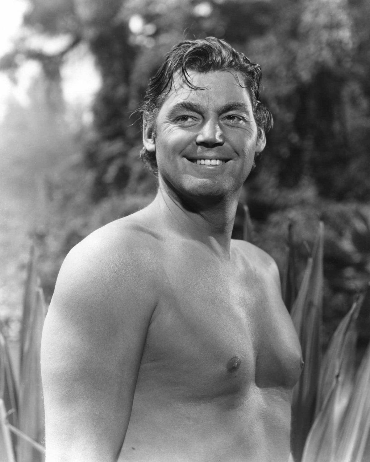 Johnny Weissmuller In Tarzan And The Amazons 8x10 Publicity Photo Ab 087 