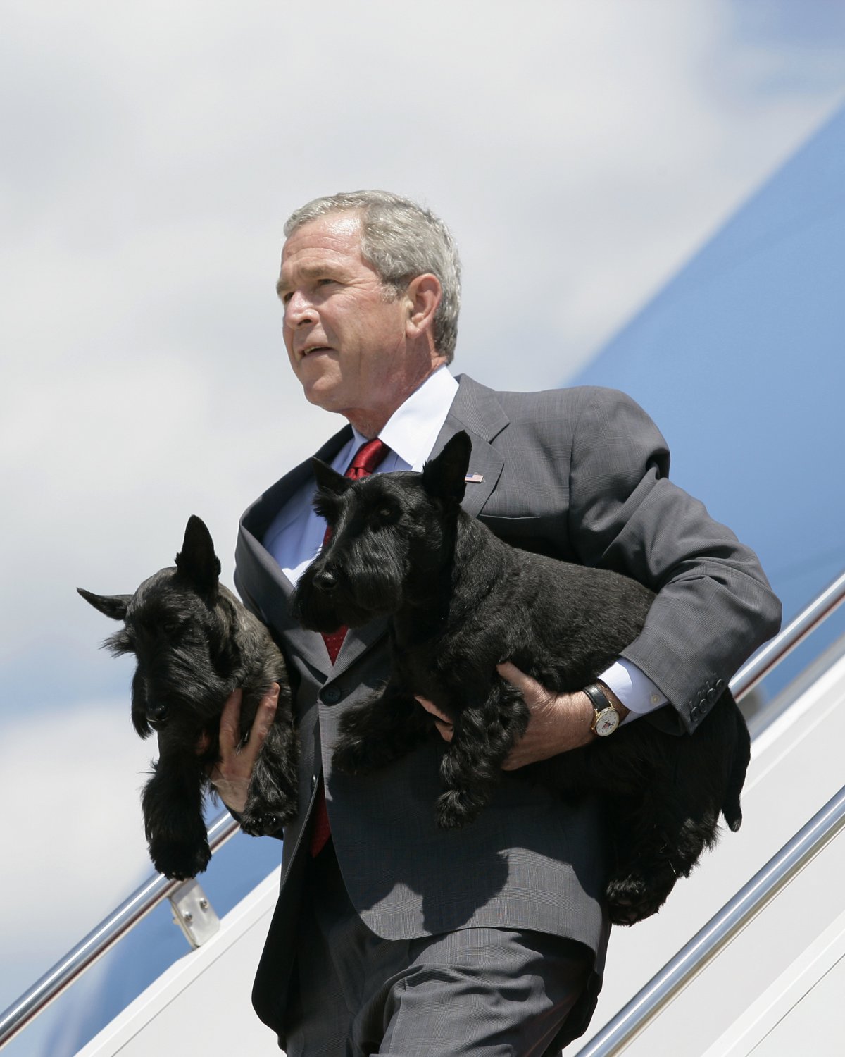 PRESIDENT GEORGE W. BUSH WITH 