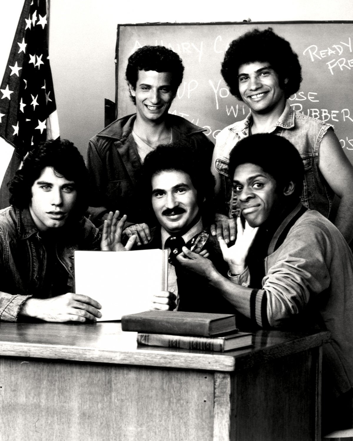 CAST OF THE ABC TV SHOW 'WELCOME BACK, KOTTER' - 8X10 PUBLICITY PHOTO (DD-068)