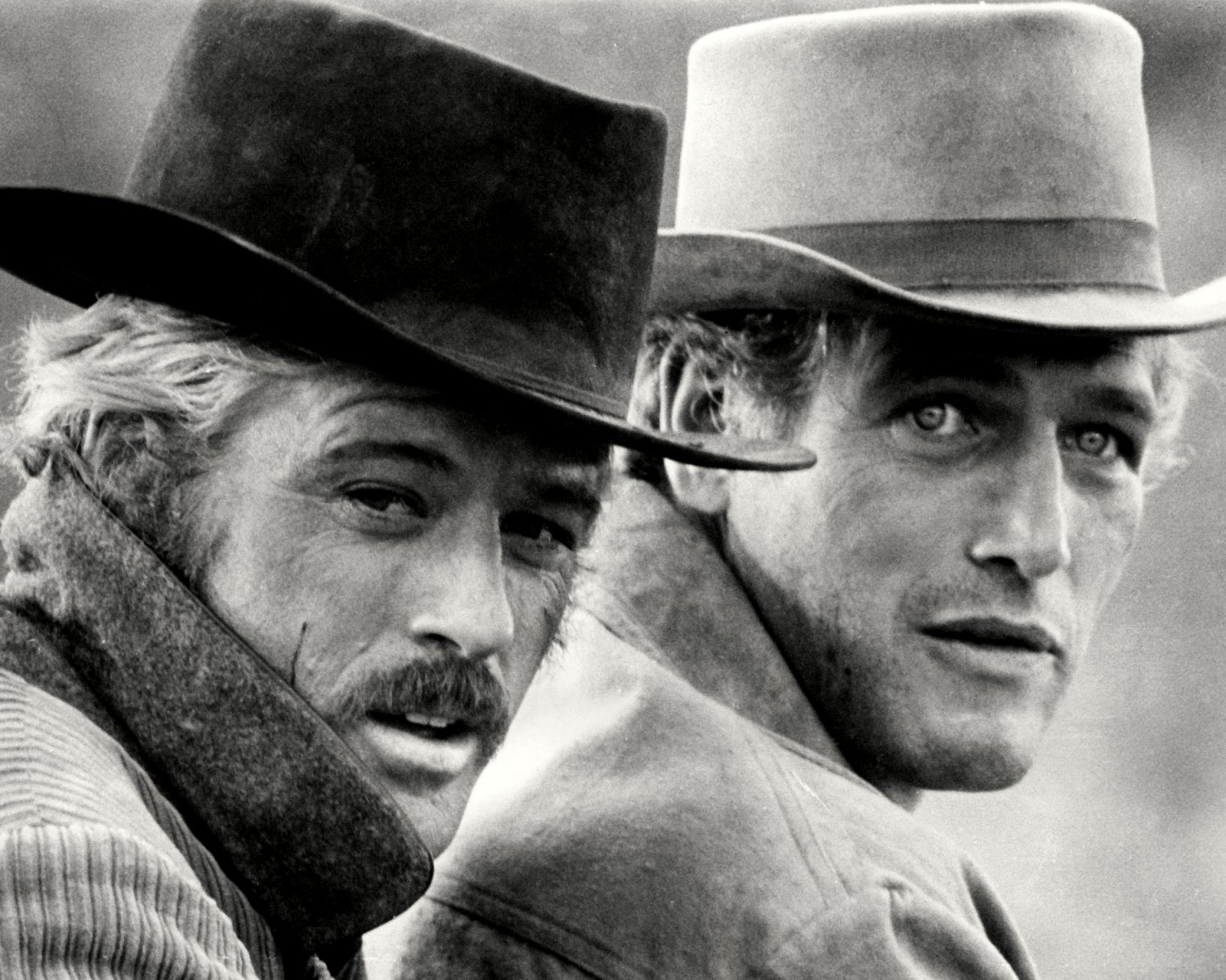 ROBERT REDFORD PAUL NEWMAN "BUTCH CASSIDY & THE SUNDANCE KID" 8X10 PHOTO (ZZ-489)