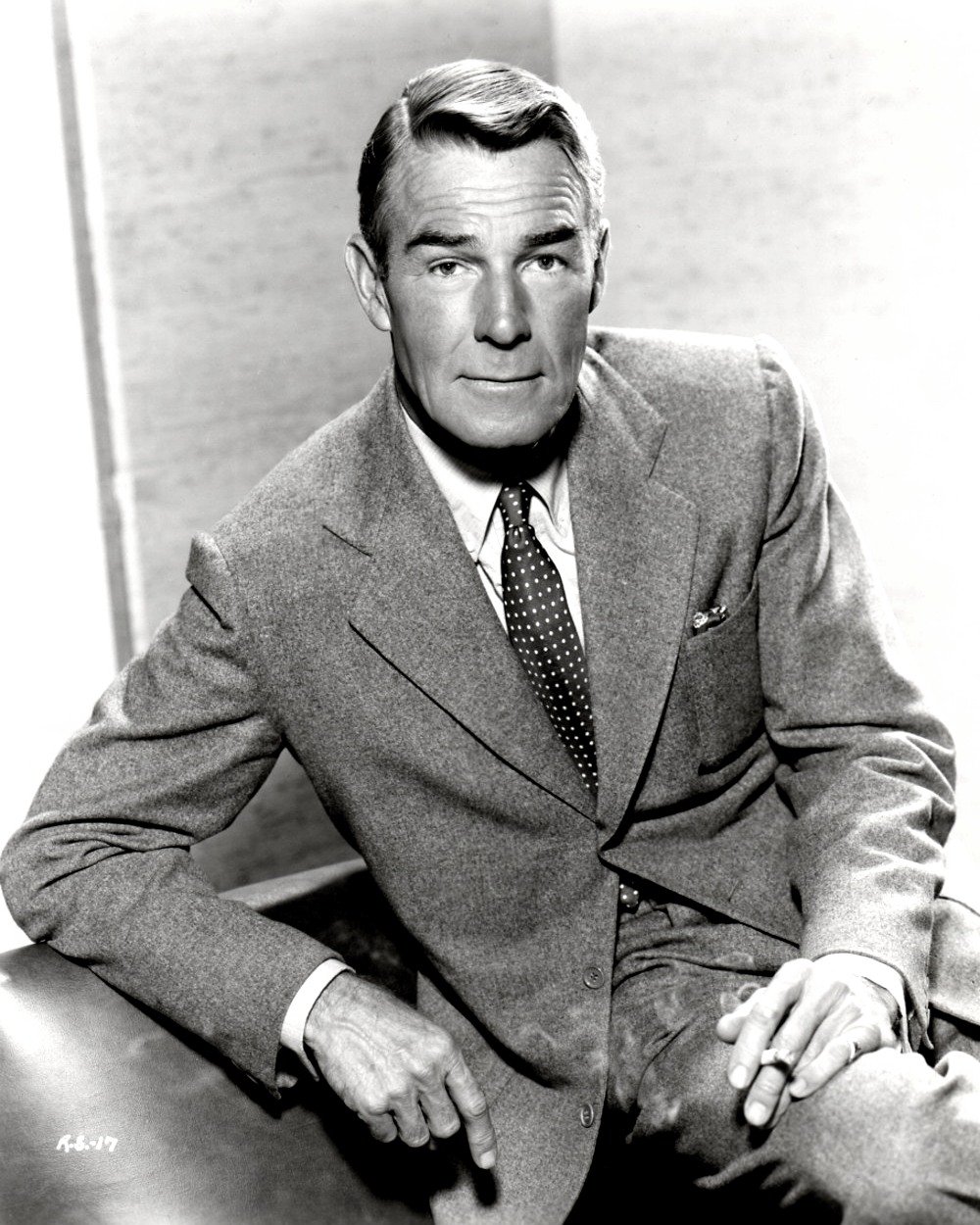 RANDOLPH SCOTT LEGENDARY ACTOR 8X10 PUBLICITY PHOTO (OP064)