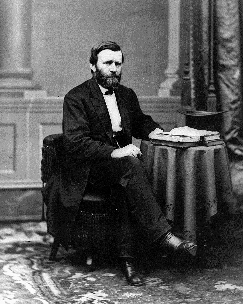 ULYSSES S. GRANT - 18TH PRESIDENT OF THE UNITED STATES - 8X10 PHOTO (BB ...