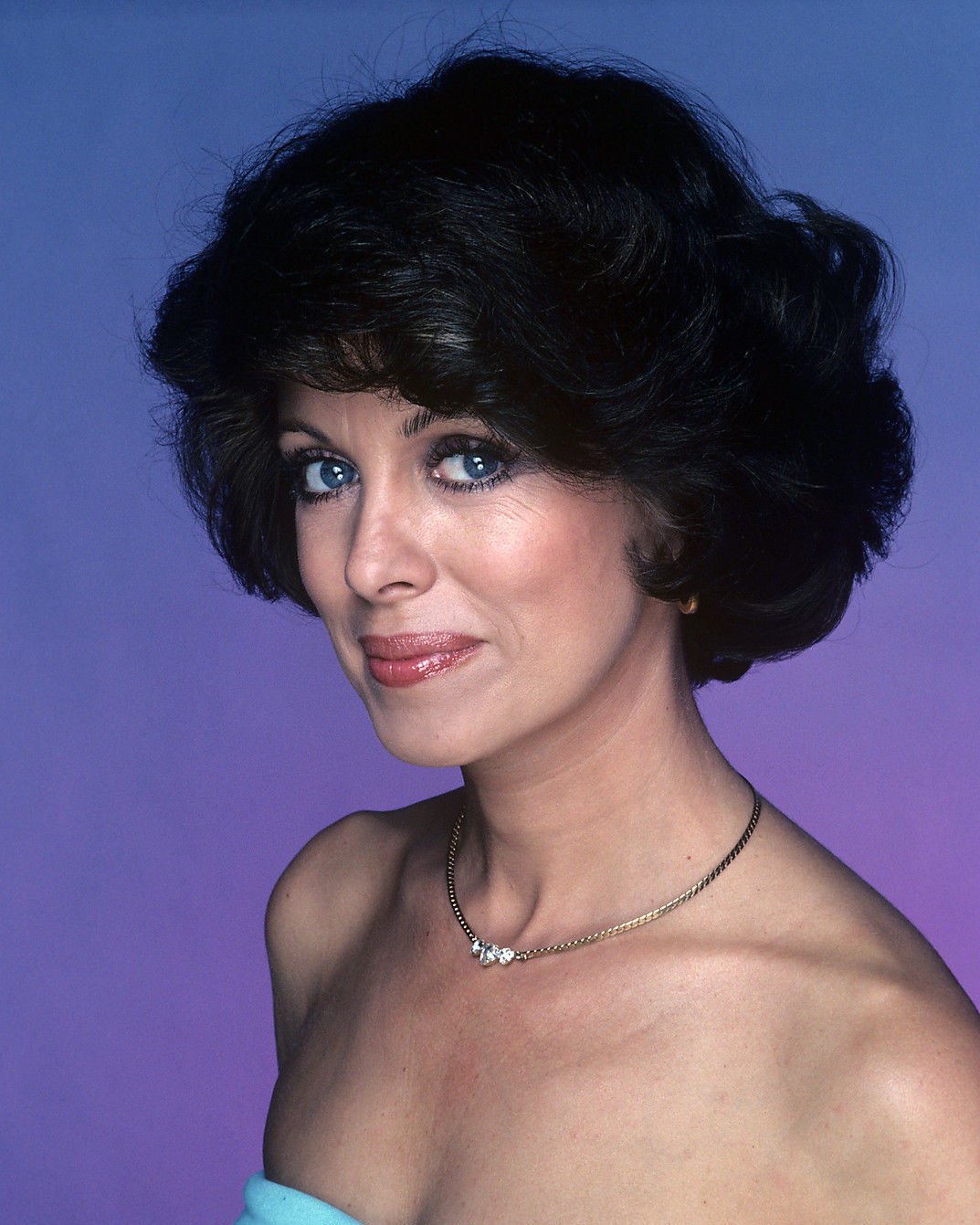 Actress phyllis davis poses for a portrait session at home in circa 1982 in...