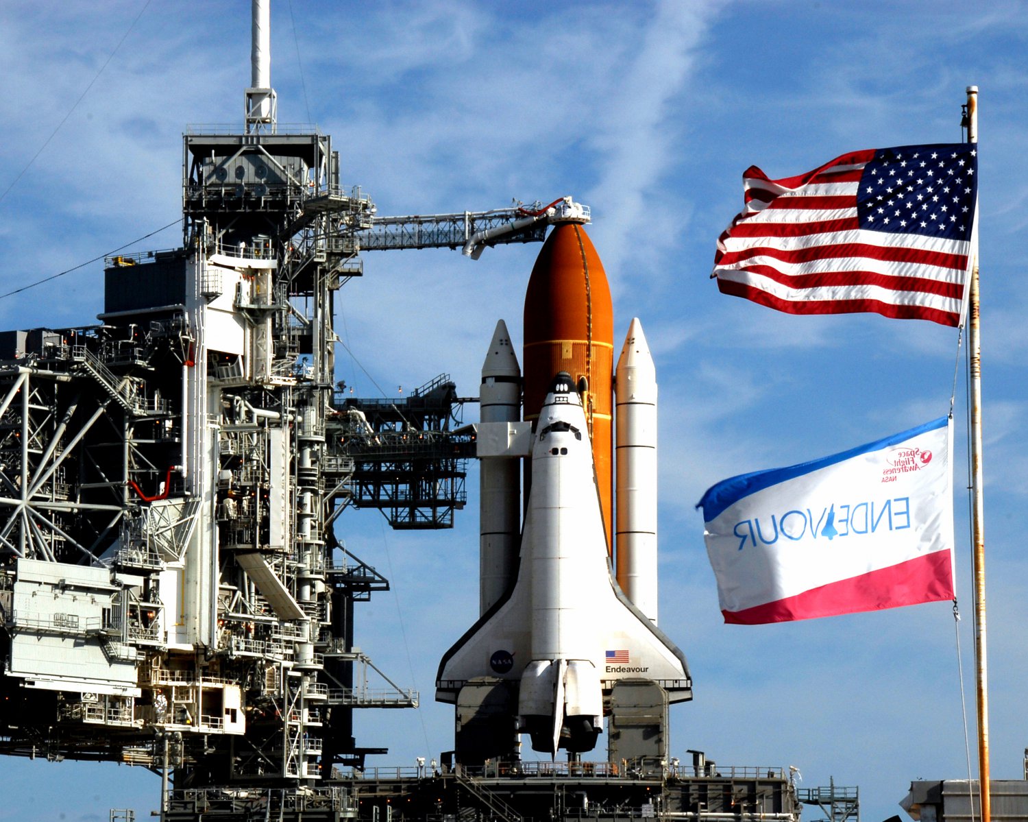 space shuttle endeavour launch date